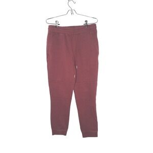 PacSun Mens Burgundy Tech Fleece Jogger Sweatpants Maroon Size L
